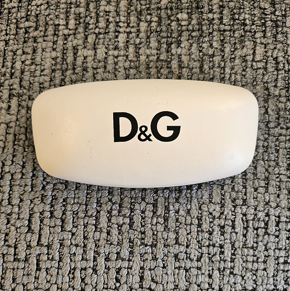 Dolce & Gabbana White Eyewear Hardshell Case